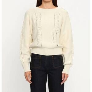 NEW KIVARI talia knit sweater in cream